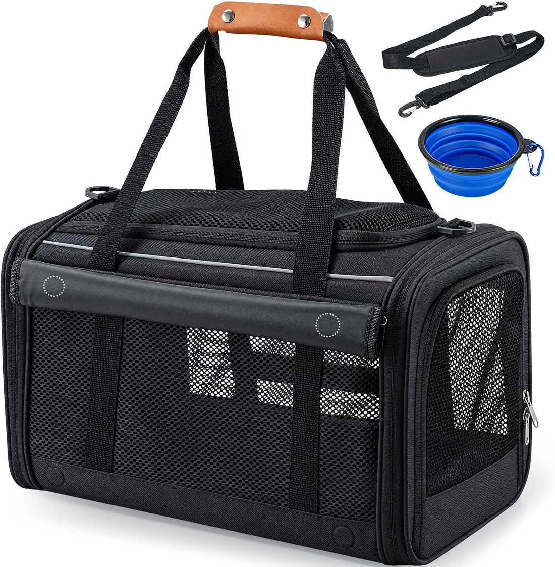Morpilot Airline-Friendly Soft Cat Carrier, 18 x 11 x 11 in