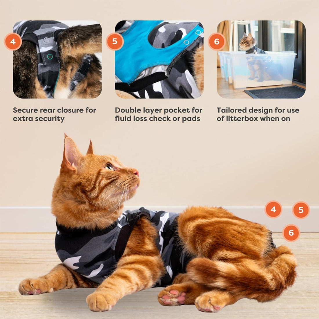 Suitical Recovery Suit for Cats