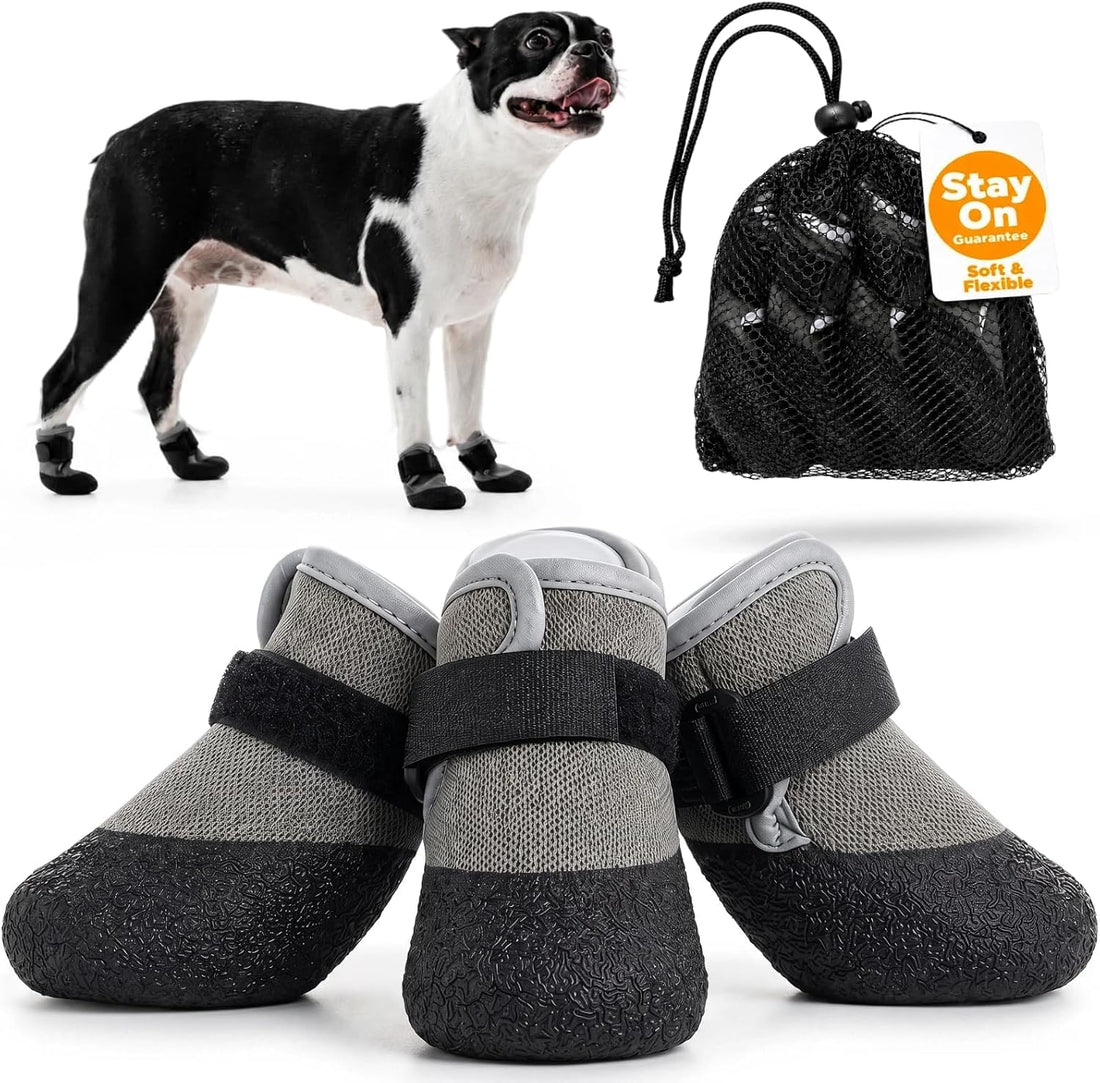 Super-Grippy, Comfortable Sole Dog Summer Shoes for Hot Pavement