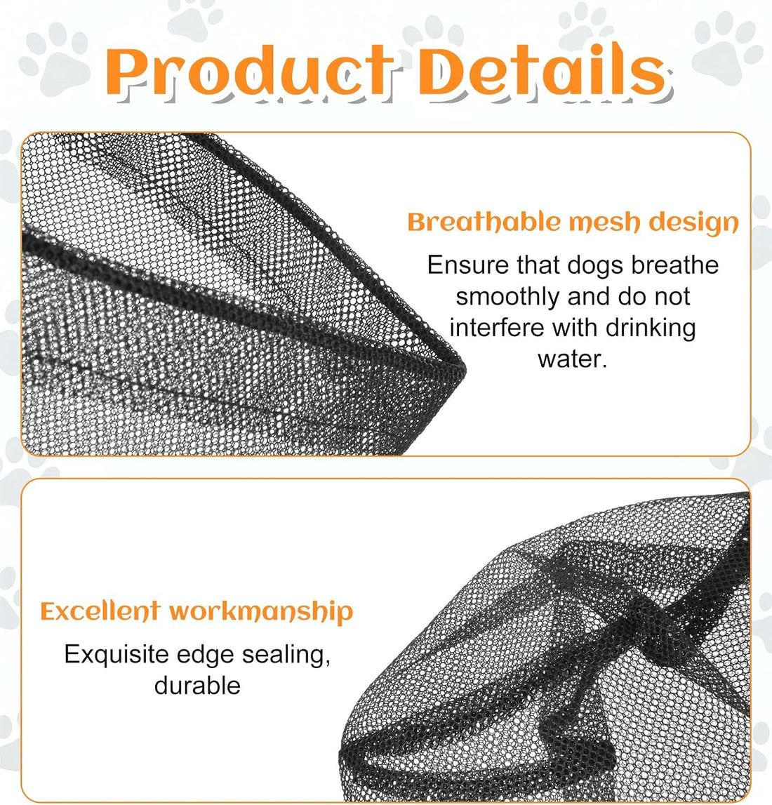 1 Pack Foxtail Mask for Dogs