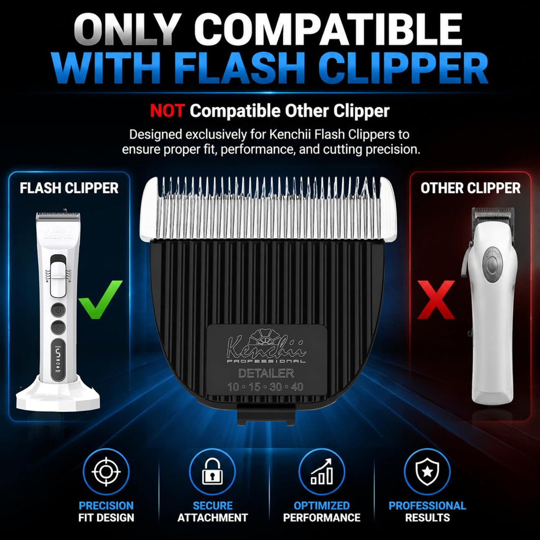 Kenchii Flash Clipper Blade Only Compatible with Flash Clipper