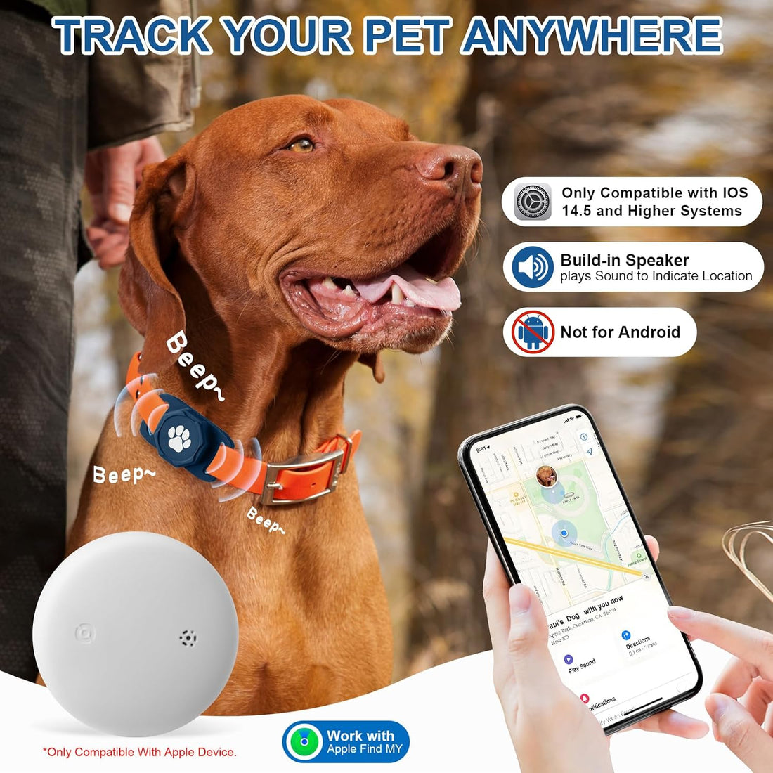 Smart Pet Tracker for Collar
