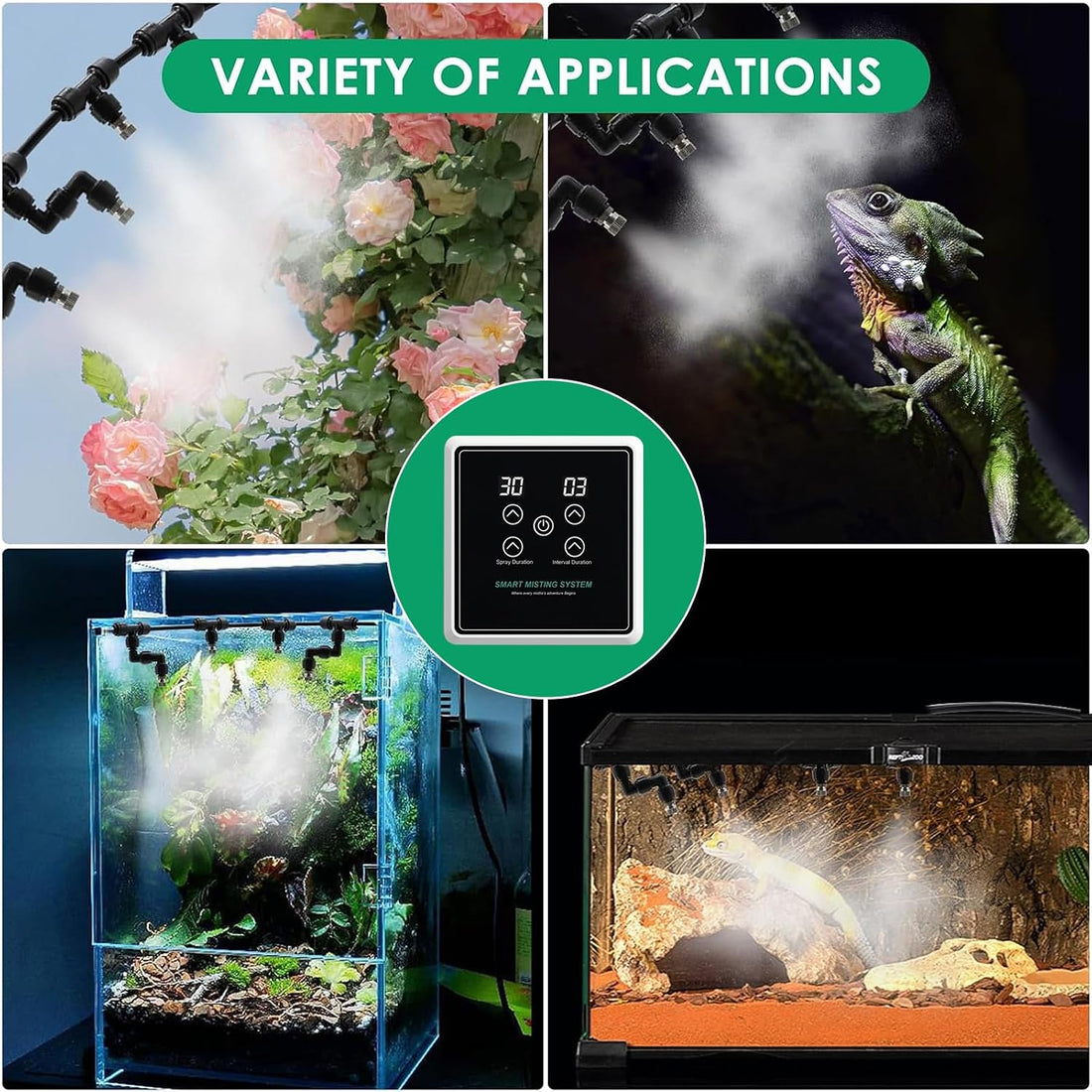 Reptile Mister, Reptile Humidifiers Misting System Automatic