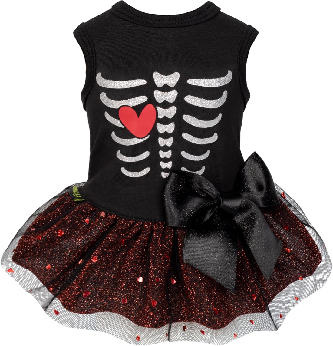 Fitwarm Halloween Skeleton Dog Dress, Funny Dog Halloween Costumes