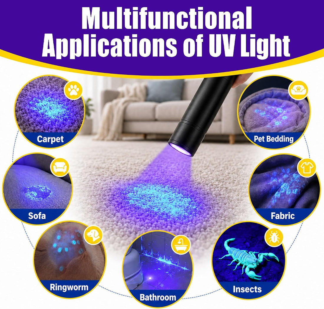 Stain & Odor Remover with UV Light Flashlight, 5.75 fl oz