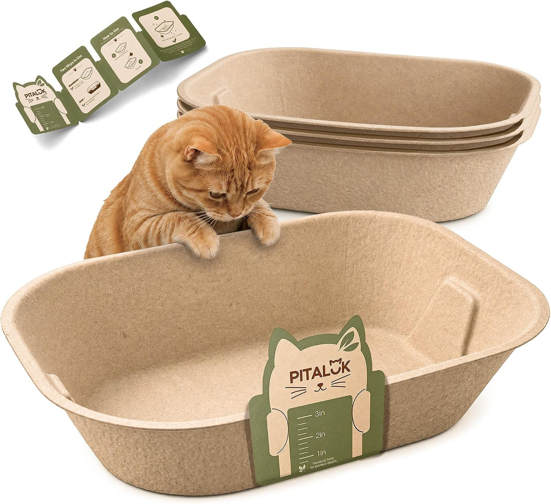 3-Pack Disposable Litter Box for Kittens