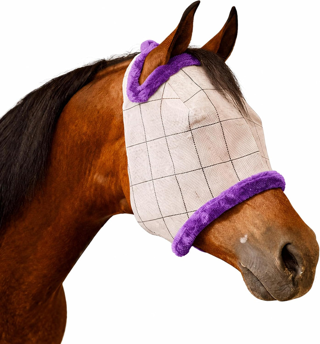 Farnam SuperMask II Horse Fly Mask Without Ears For Eyes, Regular Size
