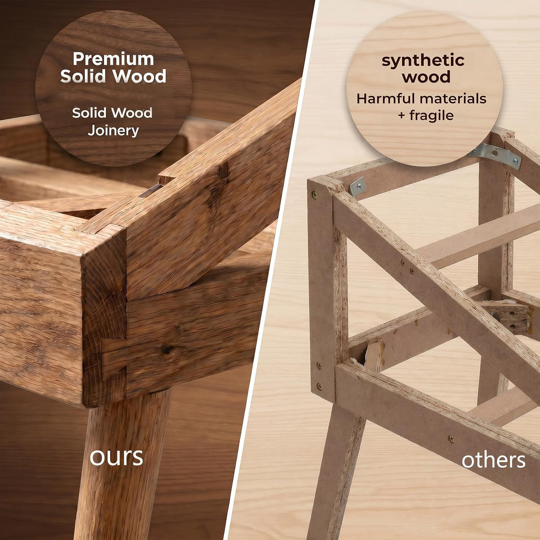 Luxury Dog Stairs for Small Dogs, Non-Slip Dog Ramp for Bed & Couch