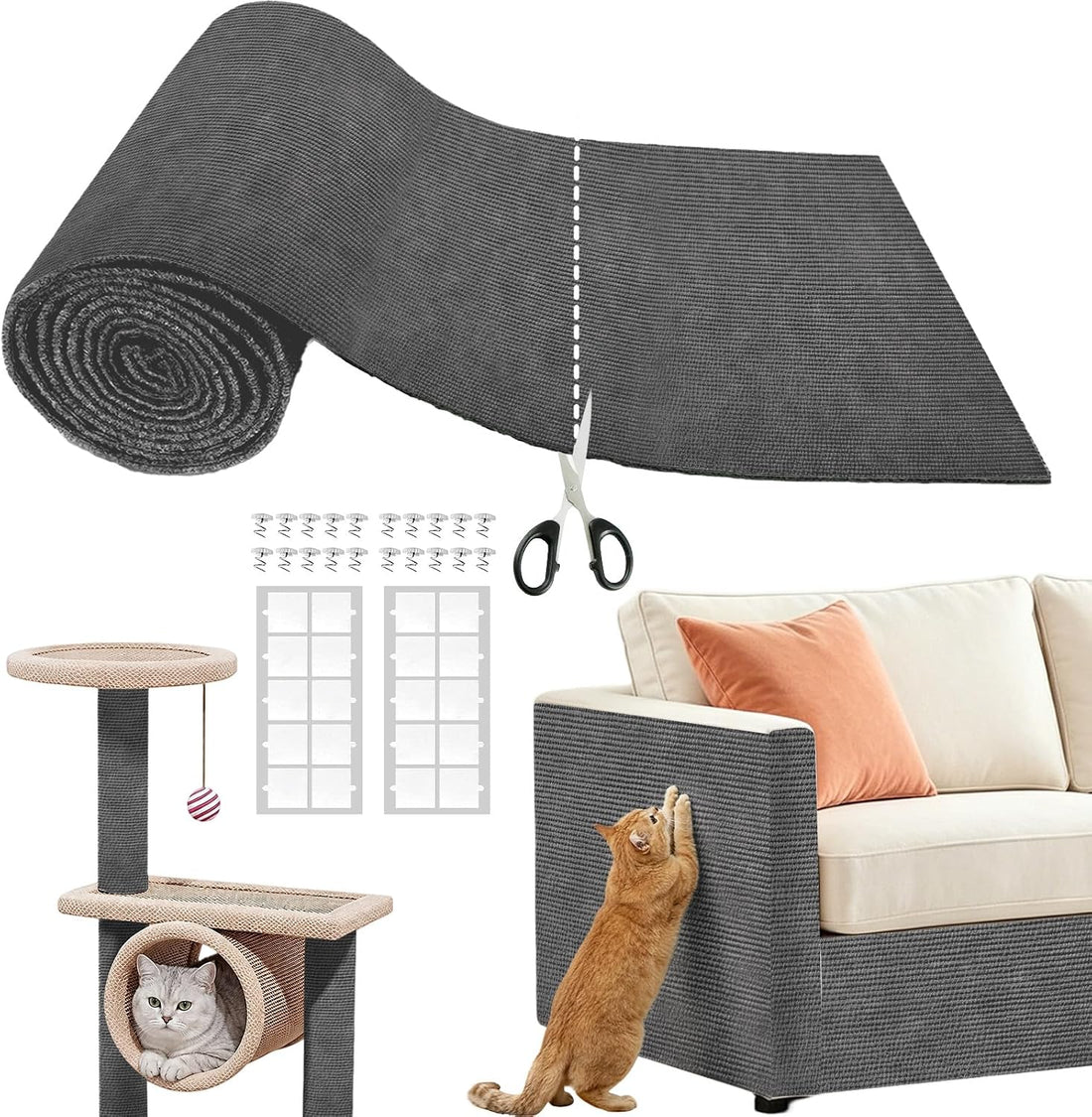 Heavy Duty Cat Scratch Furniture Protector