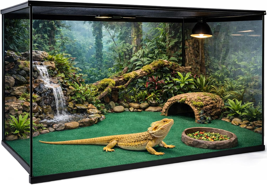 Mechpia 47" x 24" Large Reptile Carpet Terrarium Liner Bedding