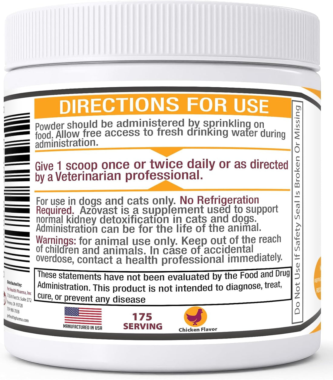 Azovast Powder Kidney Restores & Kidney Powder for Dogs & Cats