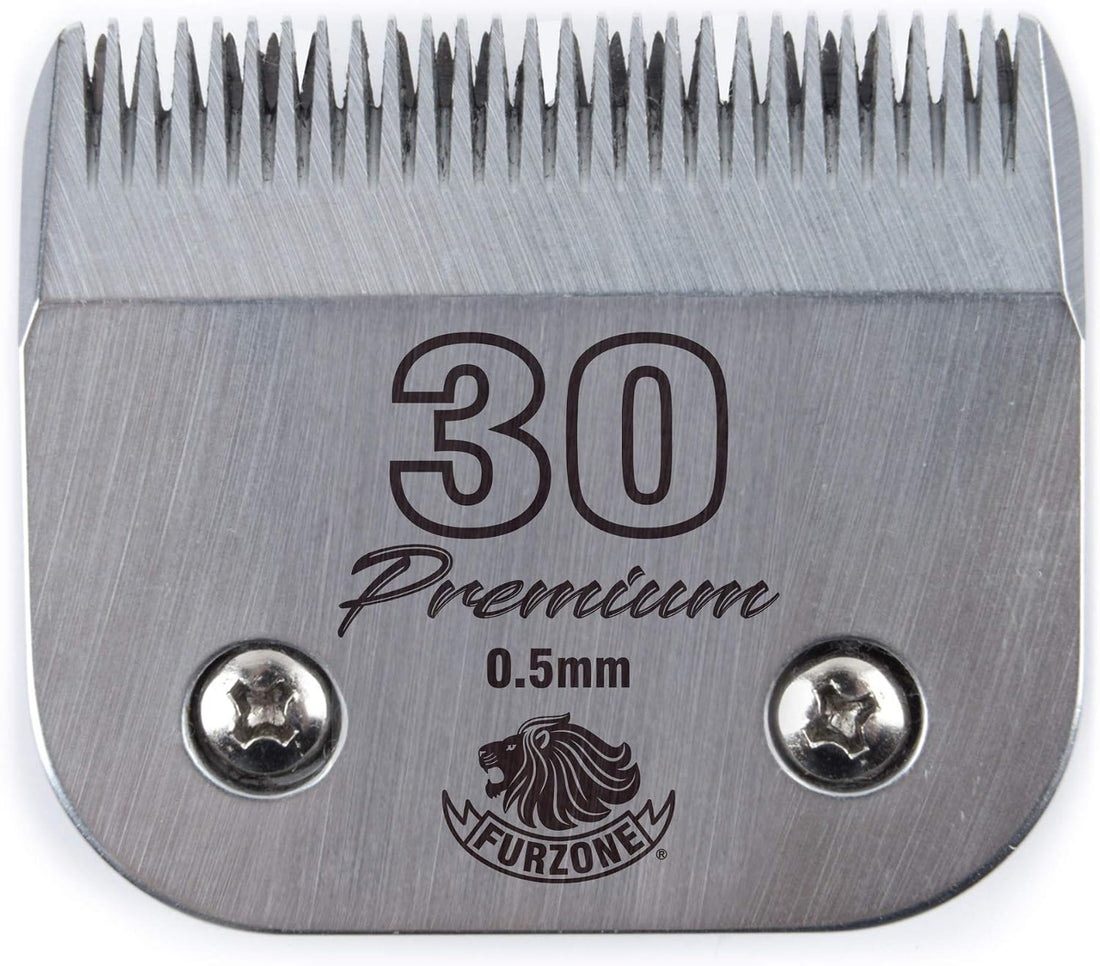 FURZONE 30 Blades for Dog Grooming, 1/50"