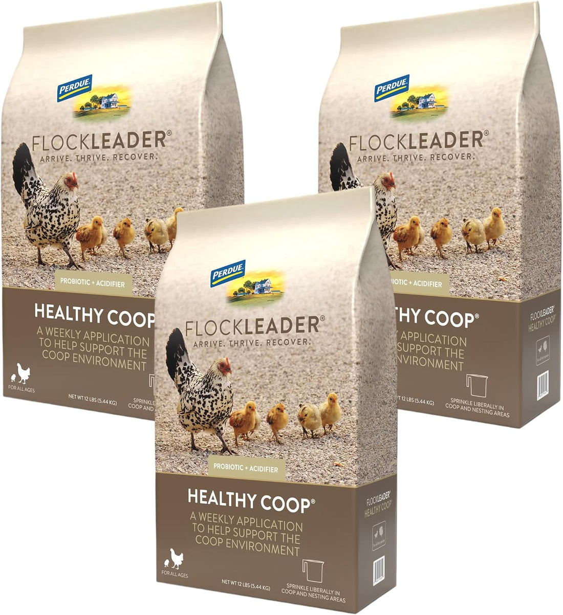 FlockLeader Healthy Coop, Odor & Moisture Neutralizer for Chicken