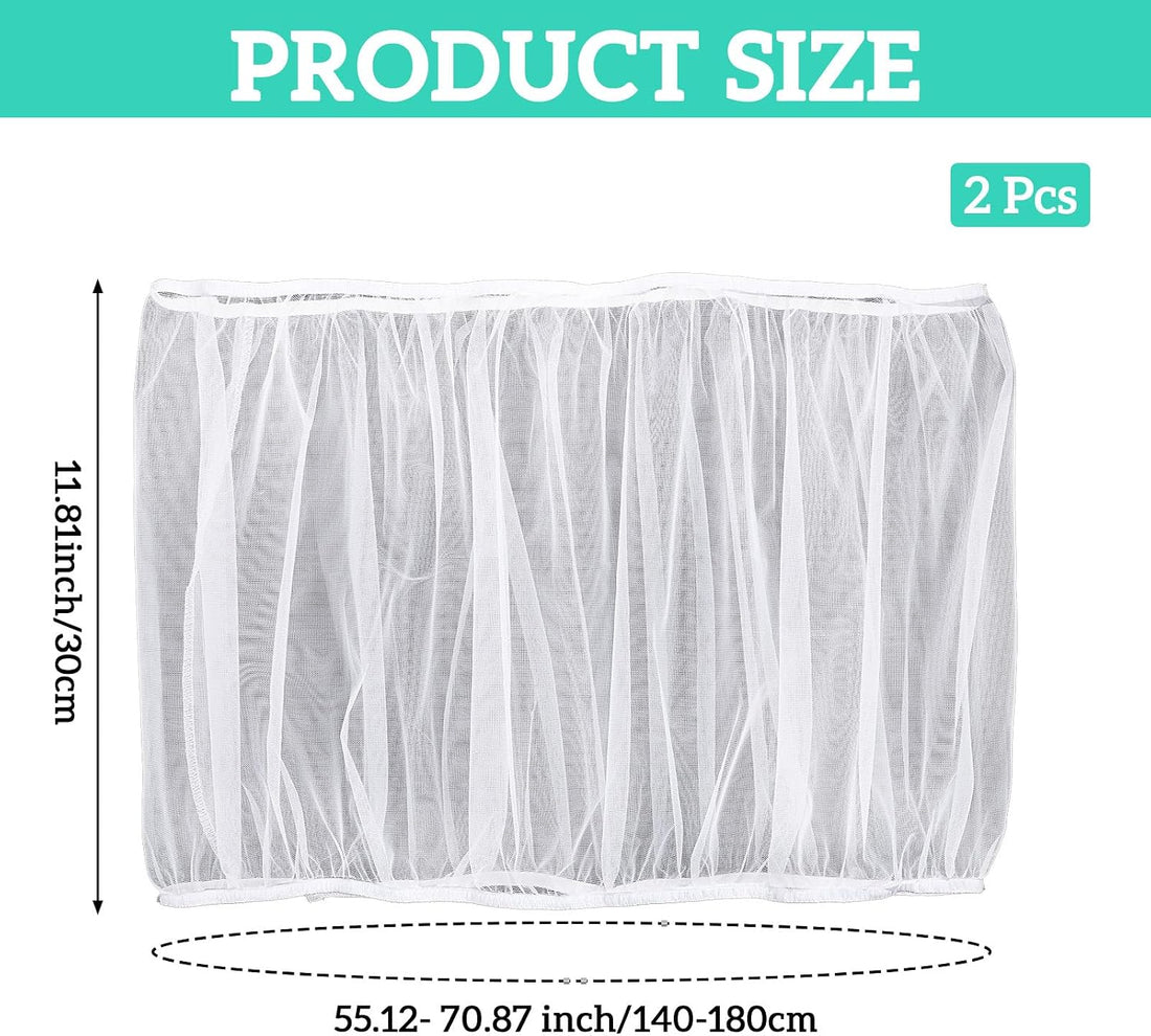 FNANJWQ 2 Pcs Bird Cage Cover Universal Bird Cage Seed Catcher