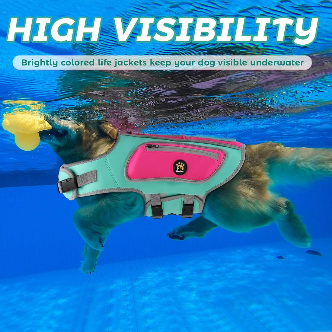 Dog Life Vests for Boating and Swimming, Dog Life Jacket