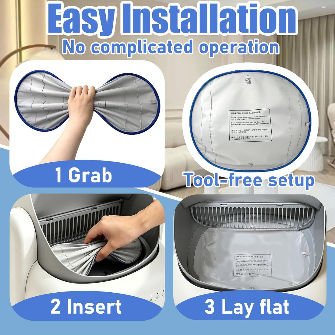 NewKe Upgraded 2 Pack Waterproof Pad for PARUUNTYS Self-Cleaning