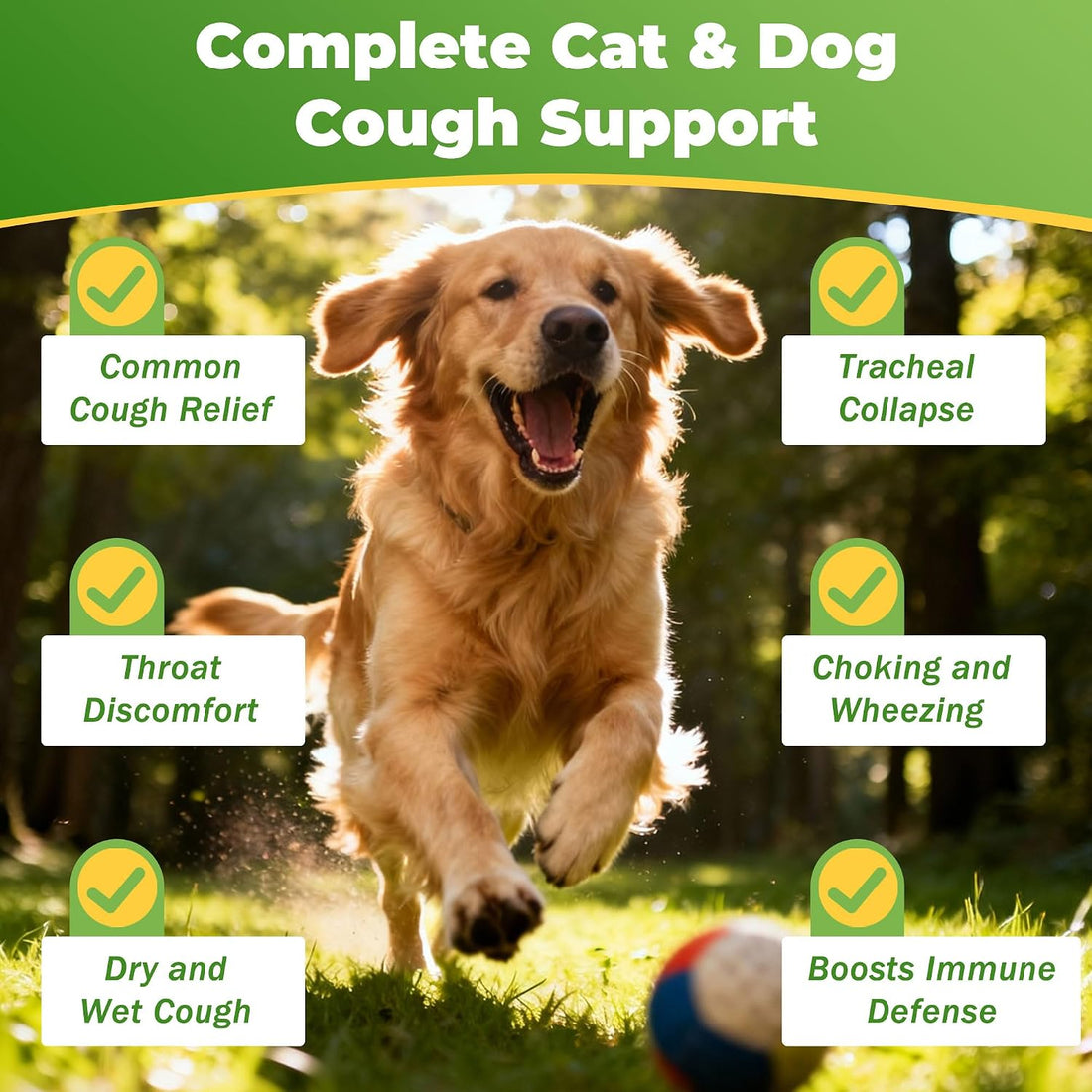 Dog Cough Powder–Relieves Cough, wheezing, tracheal Collapse