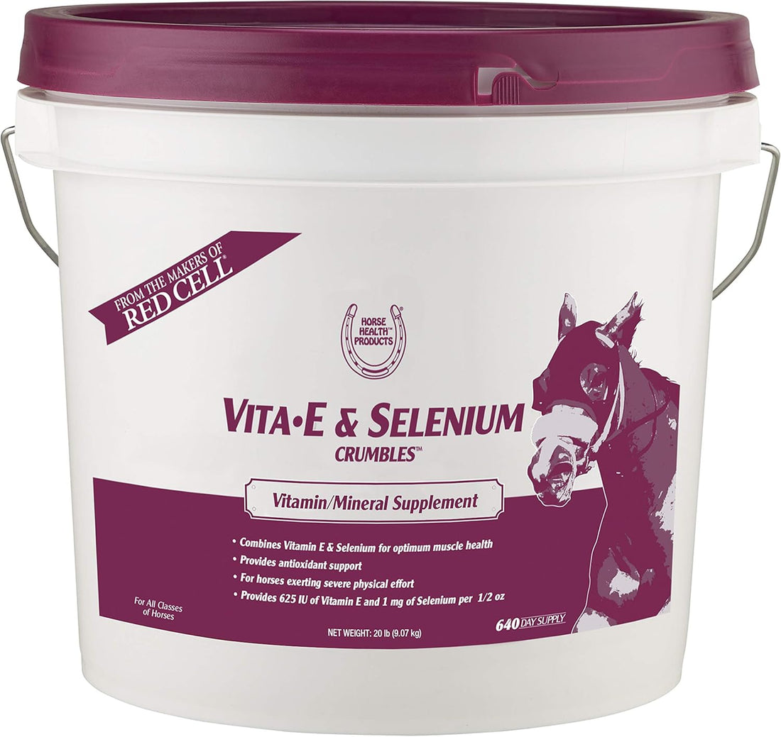 Horse Health Vita E & Selenium Crumbles Vitamin Supplement