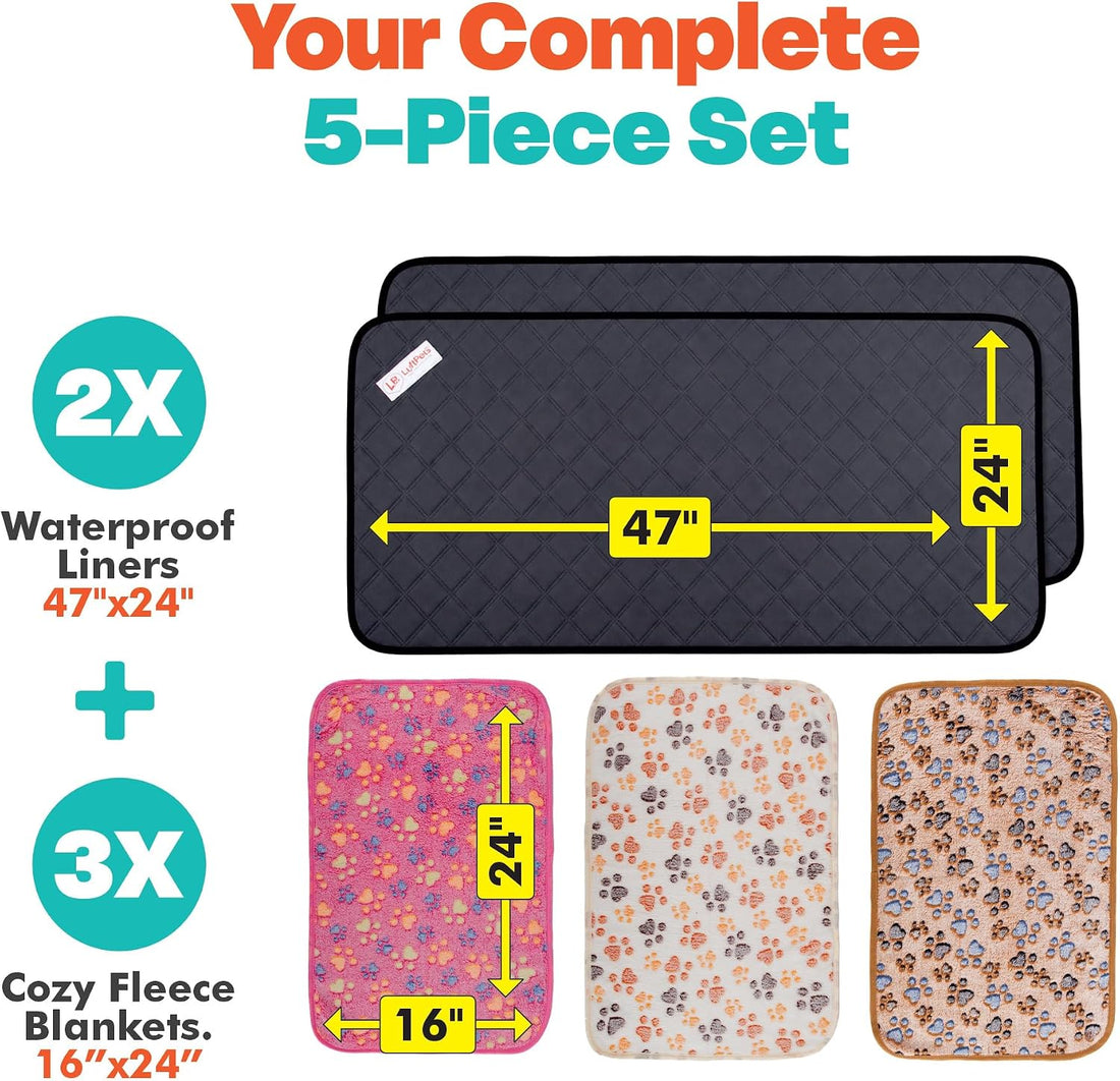 LUFTPETS Guinea Pig Cage Liners 2 Pcs