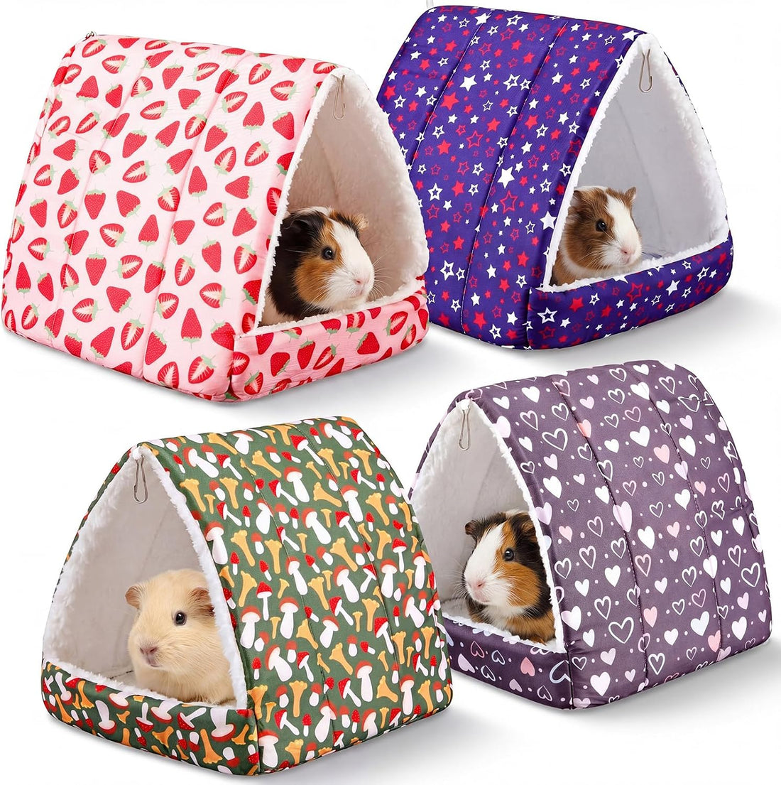 Cinnvoice Guinea Pig Hideout Bed Washable House Cage