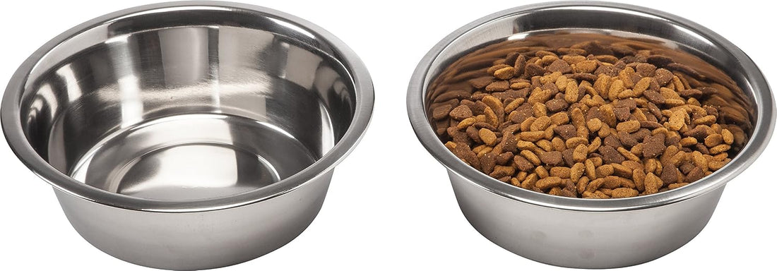 IRIS USA Dog Bowls Elevated with Storage, 15" H Raised Feeding Station