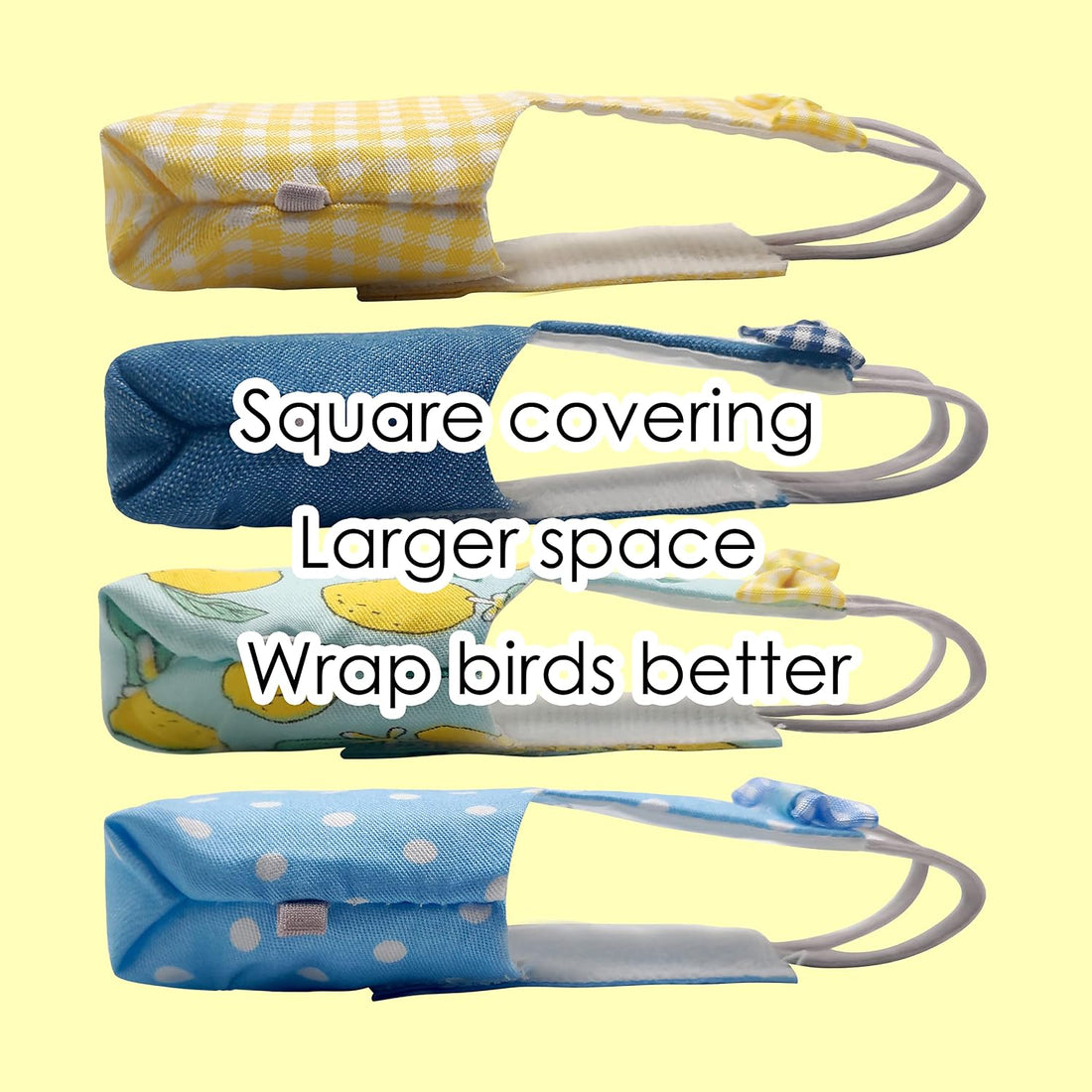 VANFAVORI Bird Diaper Flight Suit with 80-inch Leash Rope, M Size