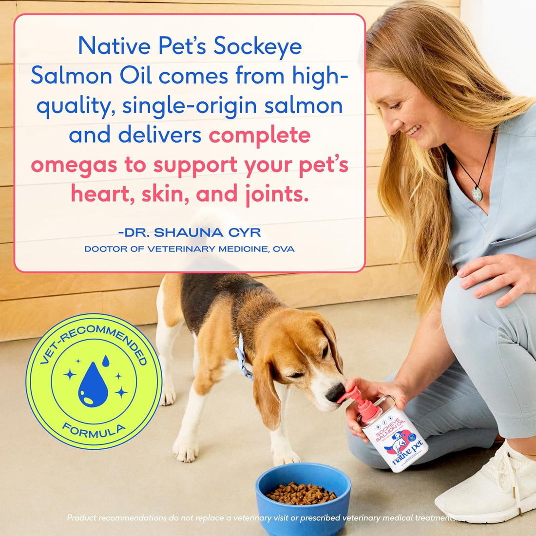 Native Pet Sockeye Salmon Oil for Dogs & Cats