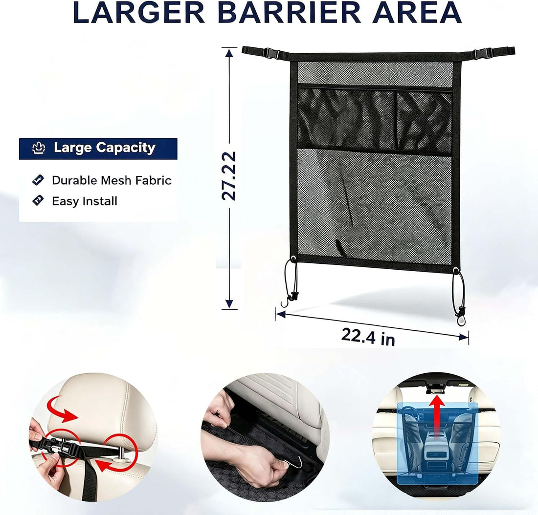 Car Net for Dogs,Dog Car Barrier Pet Divider Net for Cars