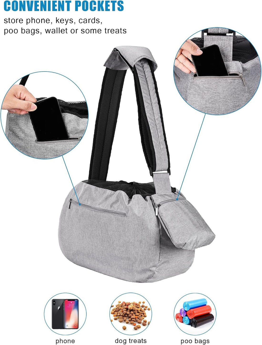 Ownpets XL Dog Sling 15-25lbs