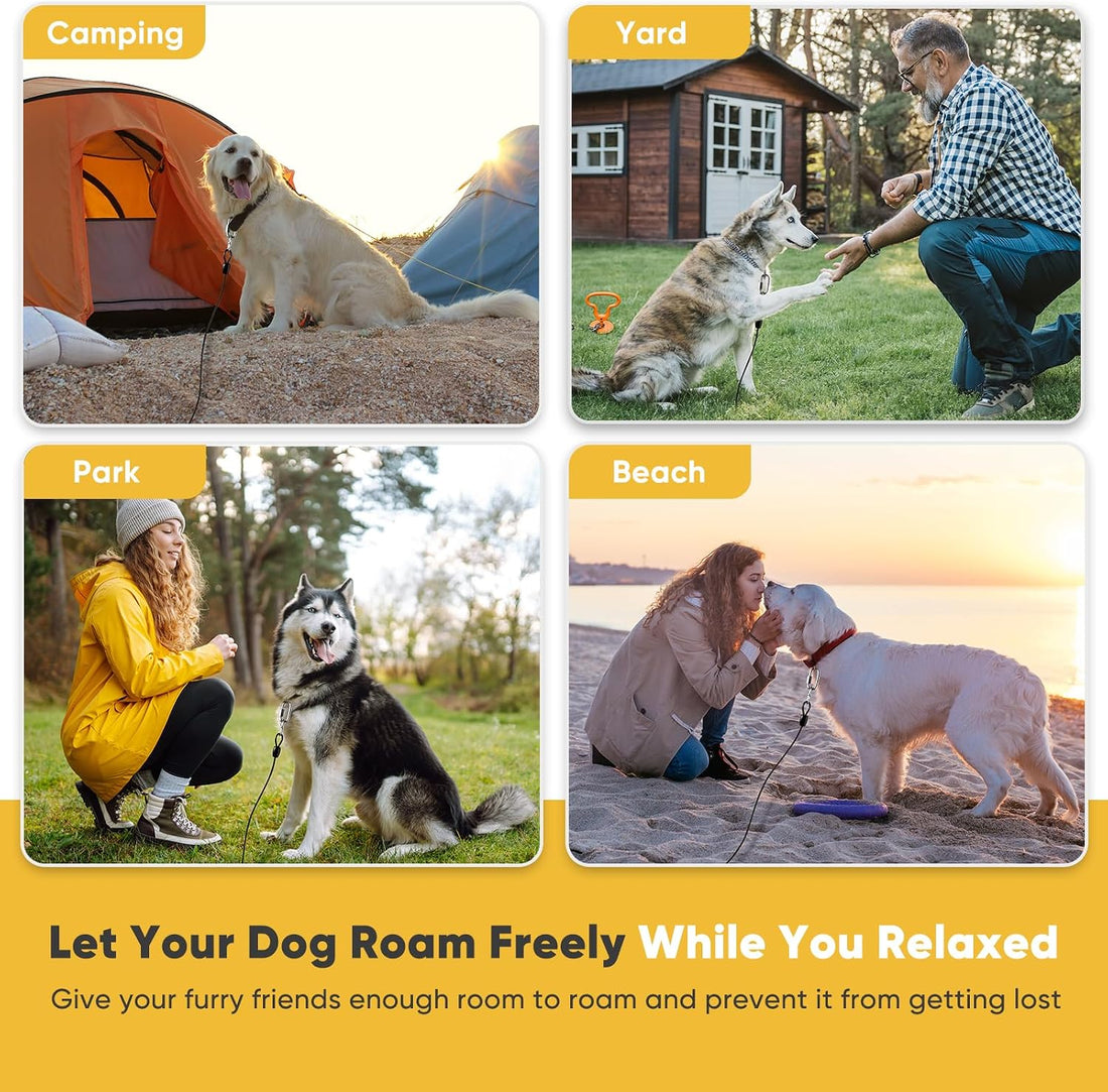 Petbobi Heavy-Duty Dog Tie-Out Cable