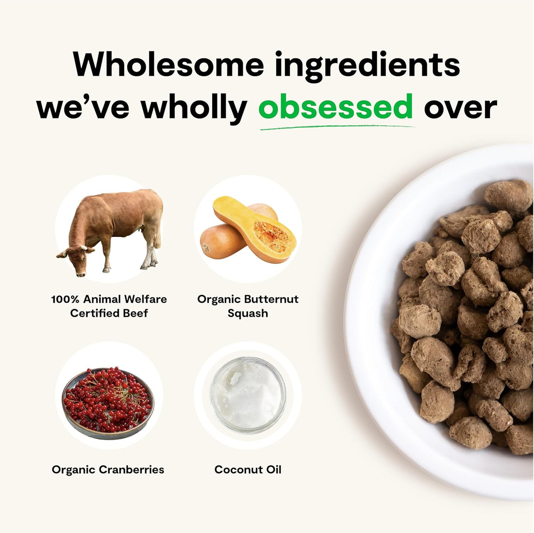 Open Farm Freeze Dried Raw Dog Food, Beef Bite-Sized Morsels