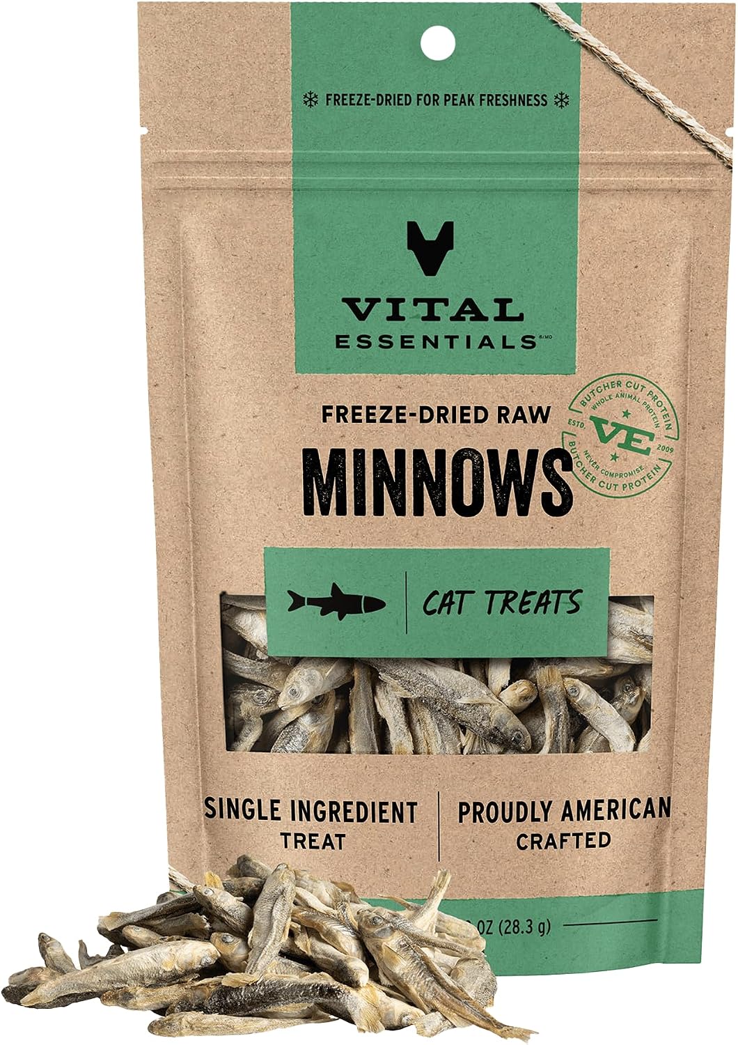 Vital Essentials Freeze Dried Minnows Cat Treats