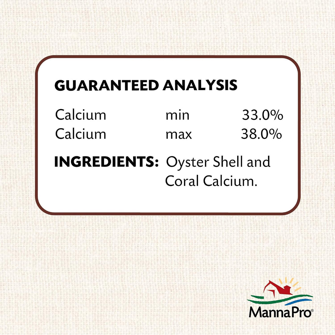 Manna Pro Crushed Oyster Shell Calcium Supplement, 6 Pack, 5 lb Bags