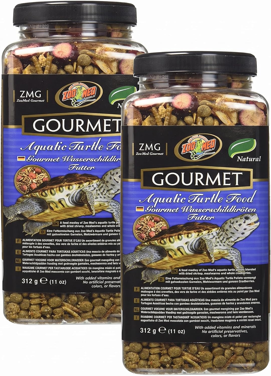 Zoo Med Gourmet Aquatic Turtle Food 11 oz.