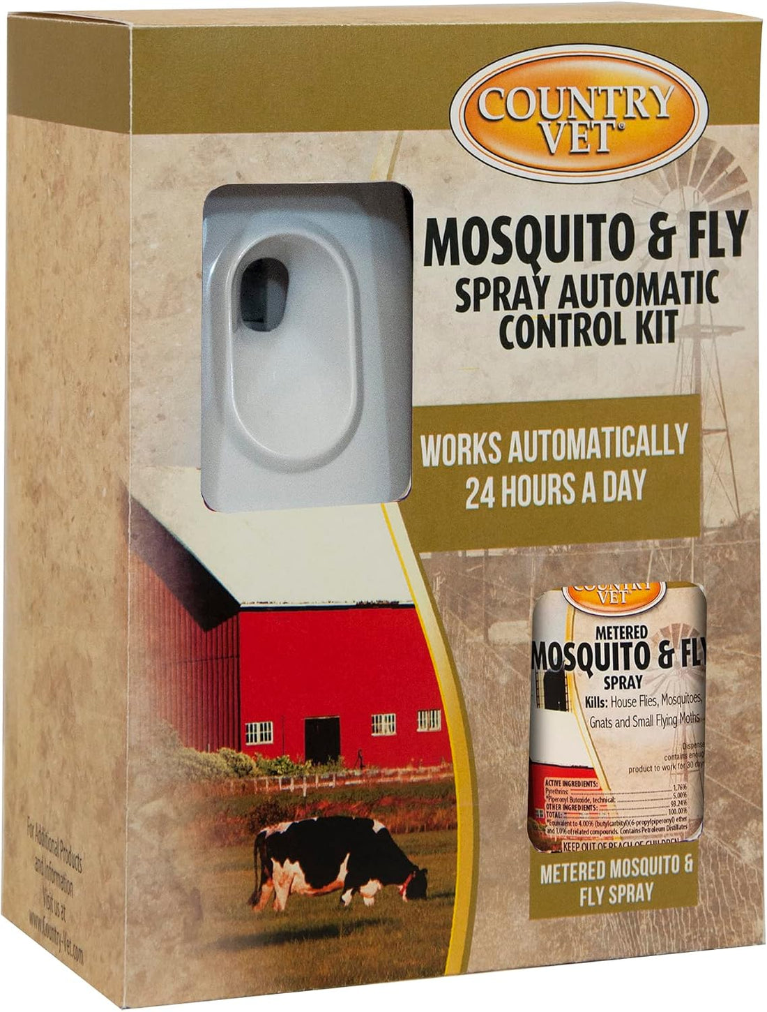 AMREP 074026 2 Piece Country Vet Equine Mosquito/Flying Insect