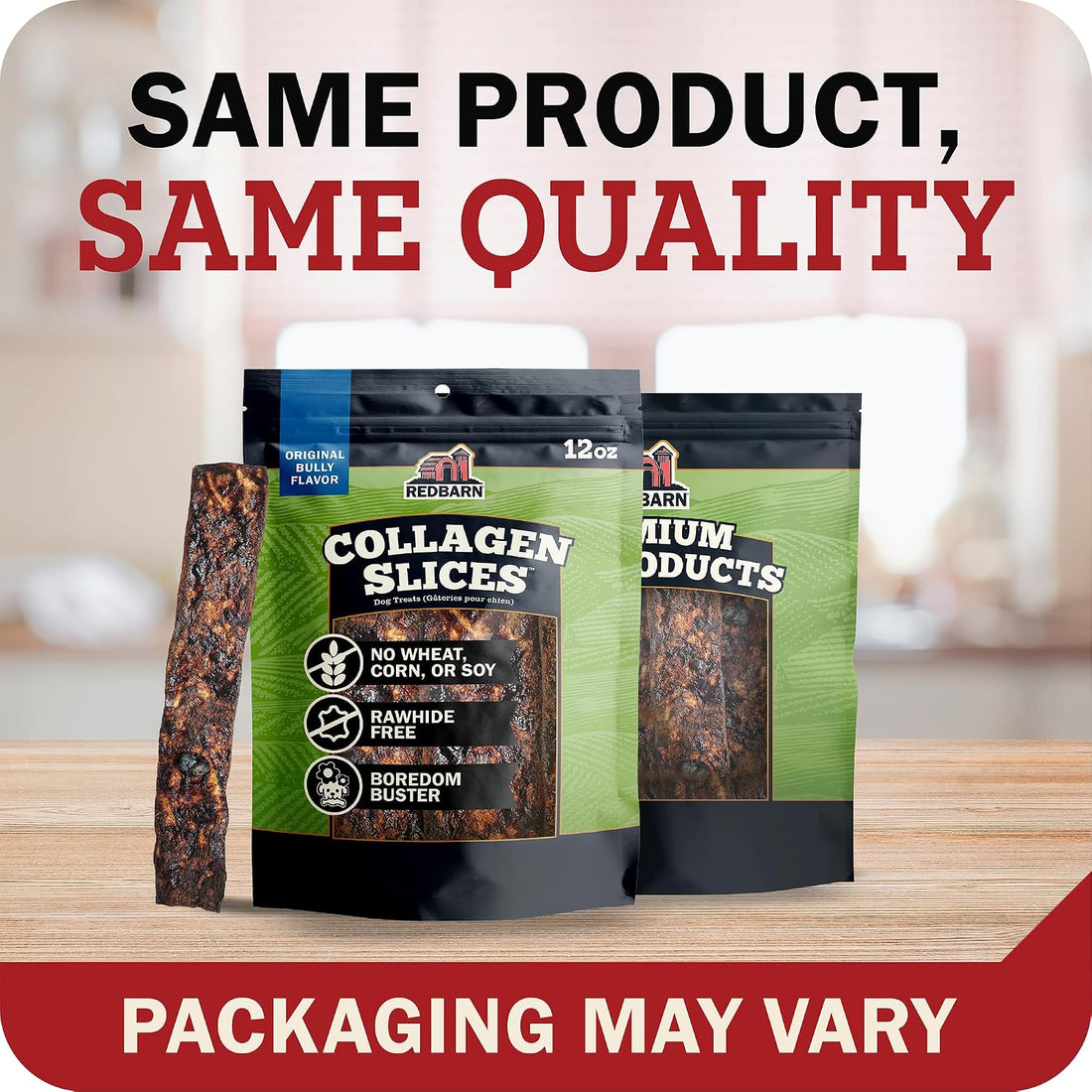 Redbarn Collagen Slices Beef Rawhide Chews for Dogs