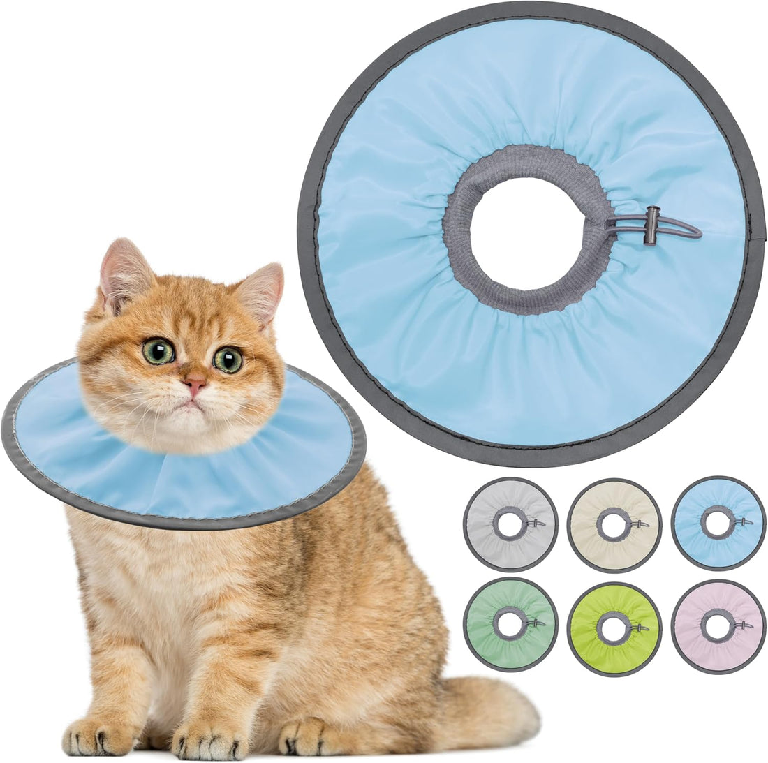 Seyezo Lightweight Cat Cone Collar Soft, Adjustable