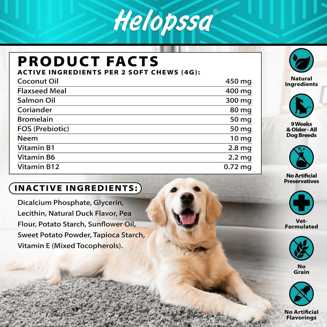 Flea and Tick Prevention for Dogs - 120 Treats