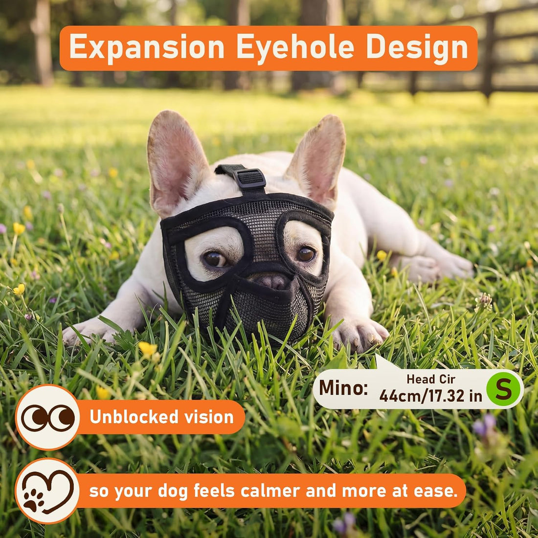 Pezluxe Short Snout Dog Muzzle