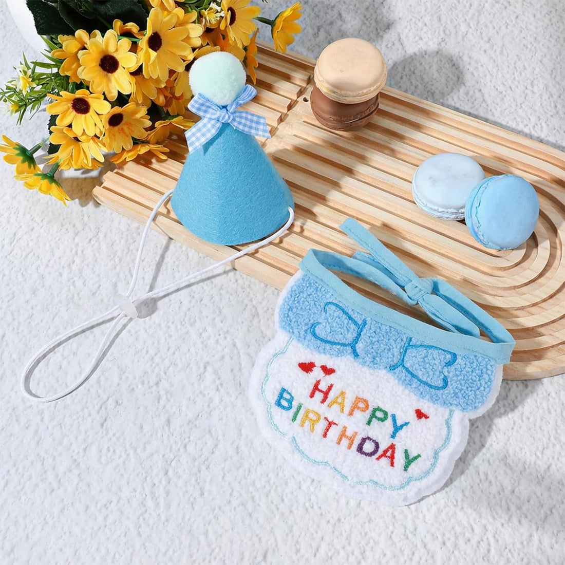 Tyqour Cat Birthday Hat Birthday Hats for Stuffed Animals Dog Party