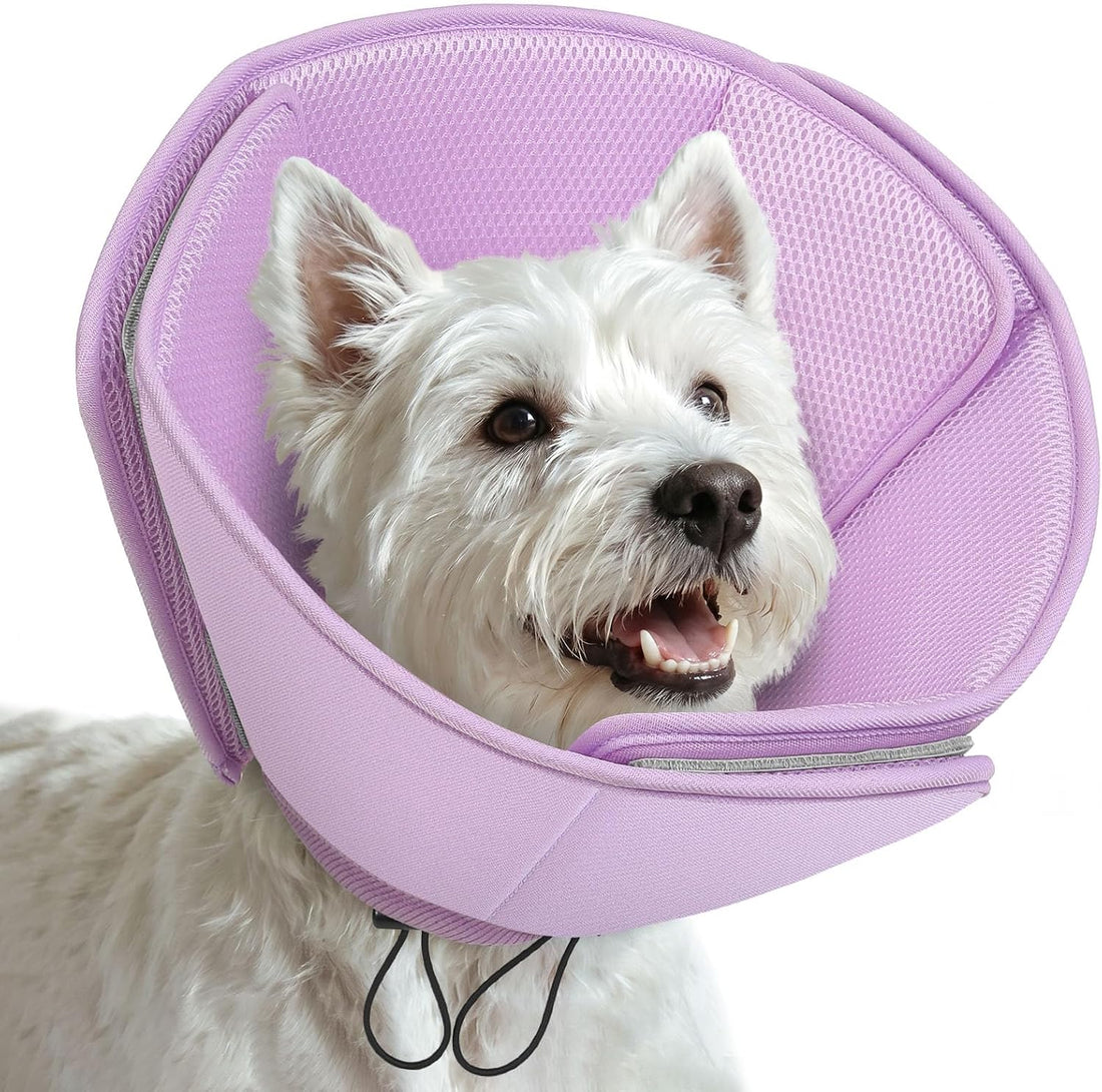 AOFITEE Soft Dog Cone, Adjustable Cone for Dogs After Surgery