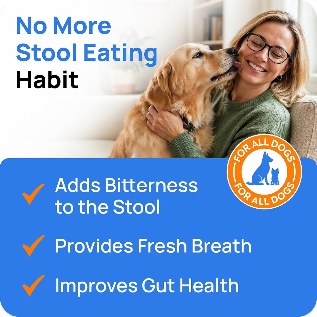 PAWFECTCHEW Coprophagia Deterrent for Dogs & Breath Aid Support
