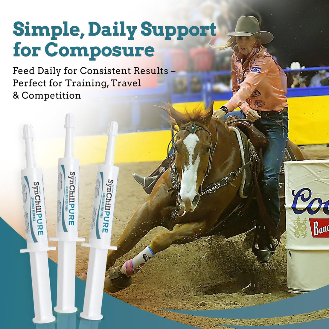 SynChill Pure Horse Calming Supplement, 1 Pack