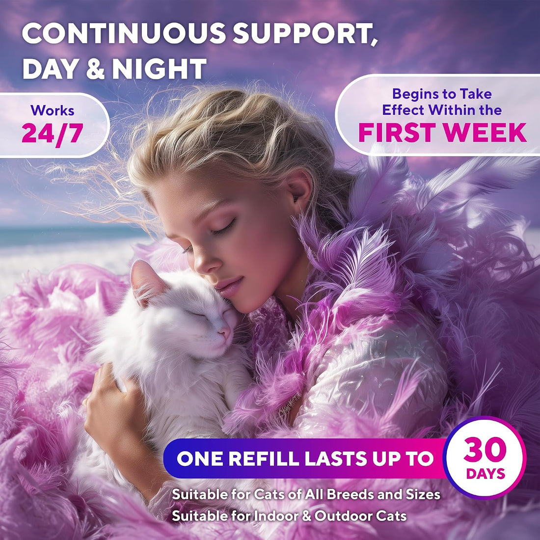 Beloved Pets Cat Calming Diffuser & Pet Anti Anxiety Products