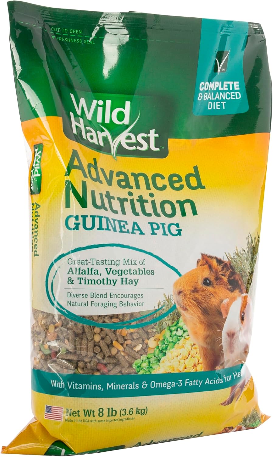 Wild Harvest Advanced Nutrition Guinea Pig Food, 8 lbs