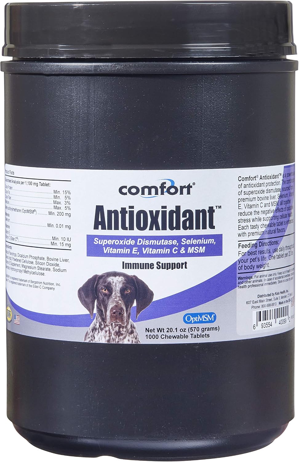 Kala Health Comfort Antioxidant Supplement for Dogs