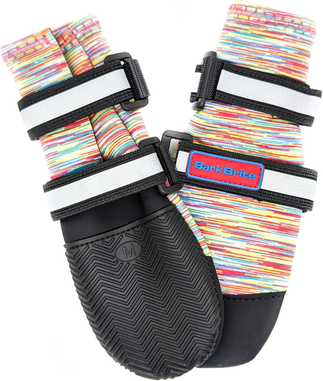 All Weather Neoprene Paw Protector Dog Boots with Reflective Straps