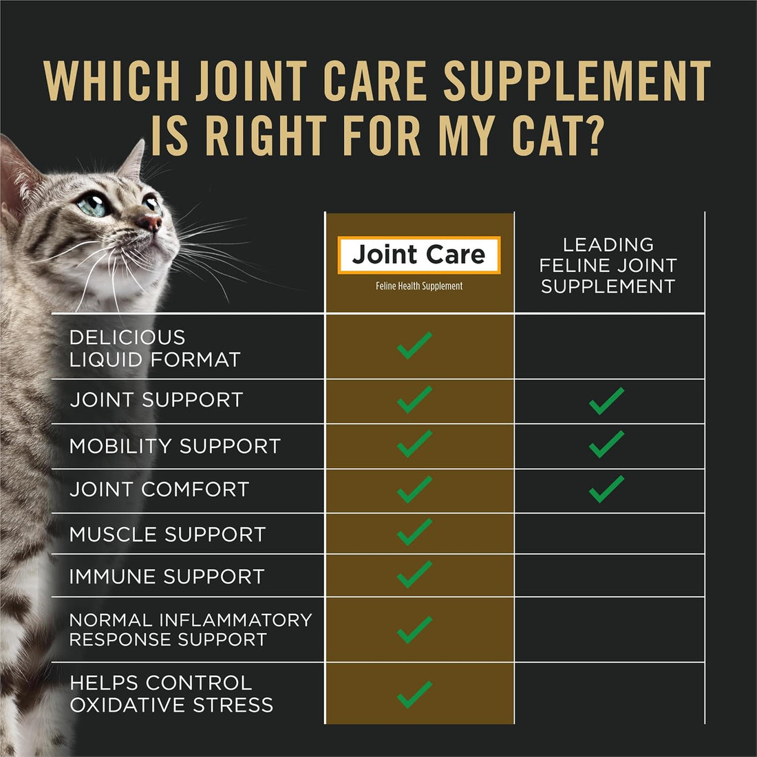 Purina Pro Plan Veterinary Joint Care Adult Cat Supplement, Liquid