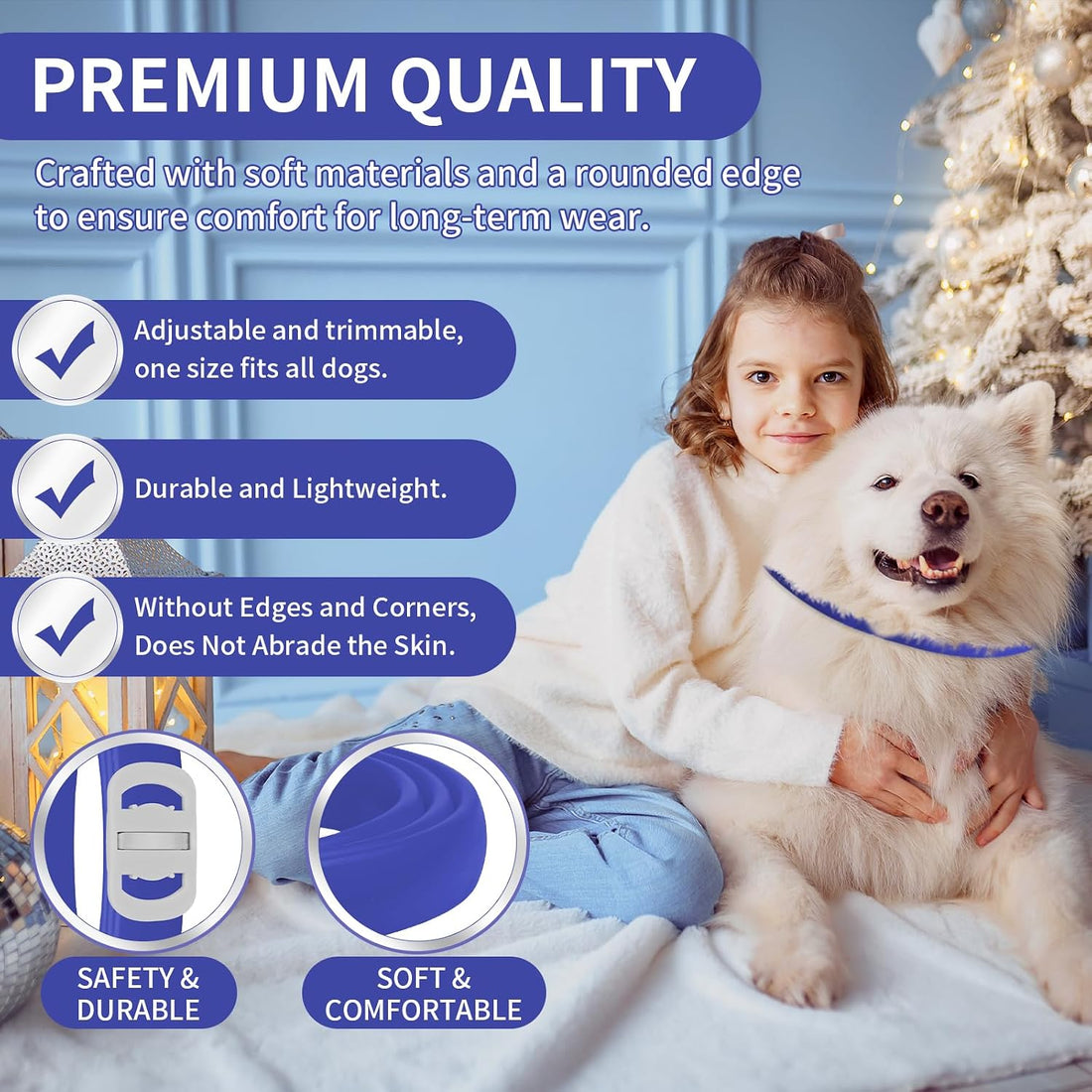 YOTANGO Flea Collar for Dogs, Dog Flea and Tick Collar, 4 Pack