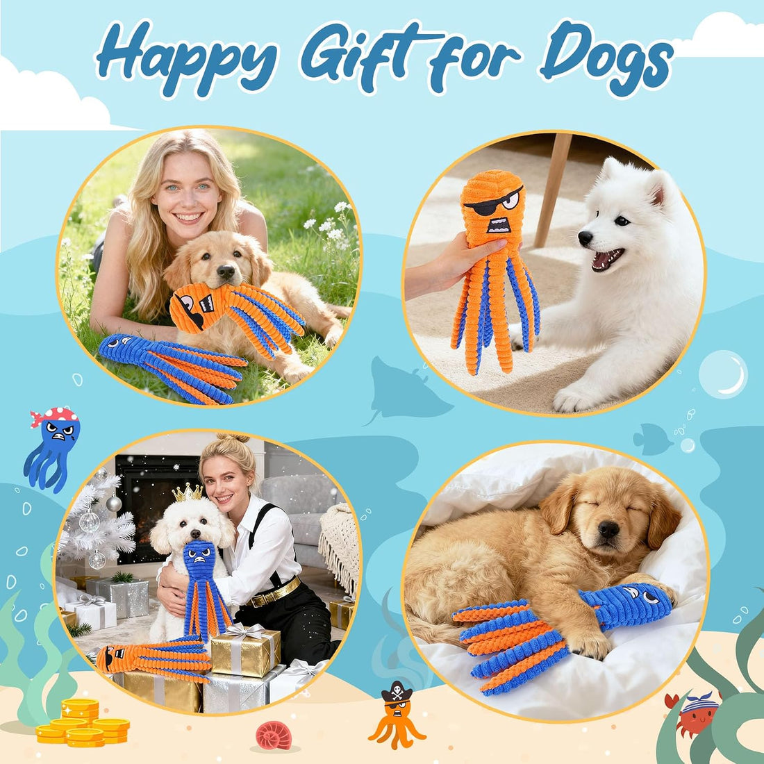 Zeaxuie Interactive Dog Toys